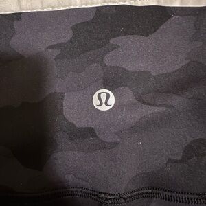 lululemon athletica Black Camo Leggings
